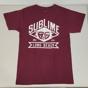 Sublime 4:20 Long Beach Sun Logo T-Shirt - Men's Medium - 100% Cotton